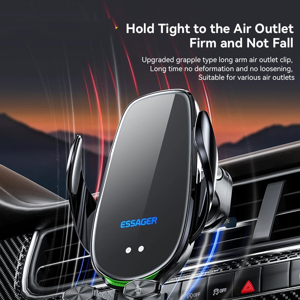 15W Intelligent Infrared Sensor Wireless Charger On-board Bracket 0 - Tophatter Daily Deals