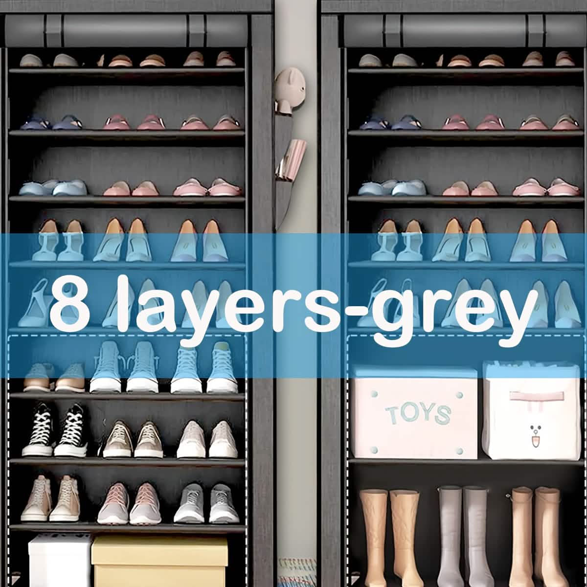 10-Layer 9 Grid Shoe Rack Shelf Storage Closet Organizer Storage & Organization - Tophatter Daily Deals