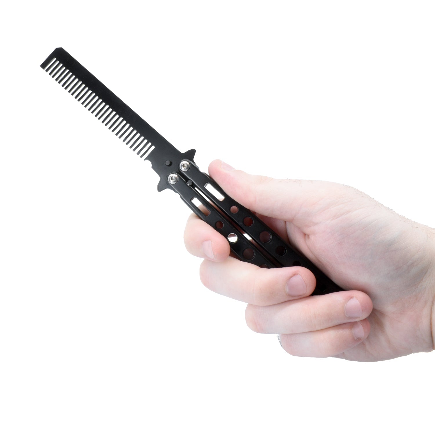 8.75" Butterfly Comb Knife Knife - Tophatter Daily Deals