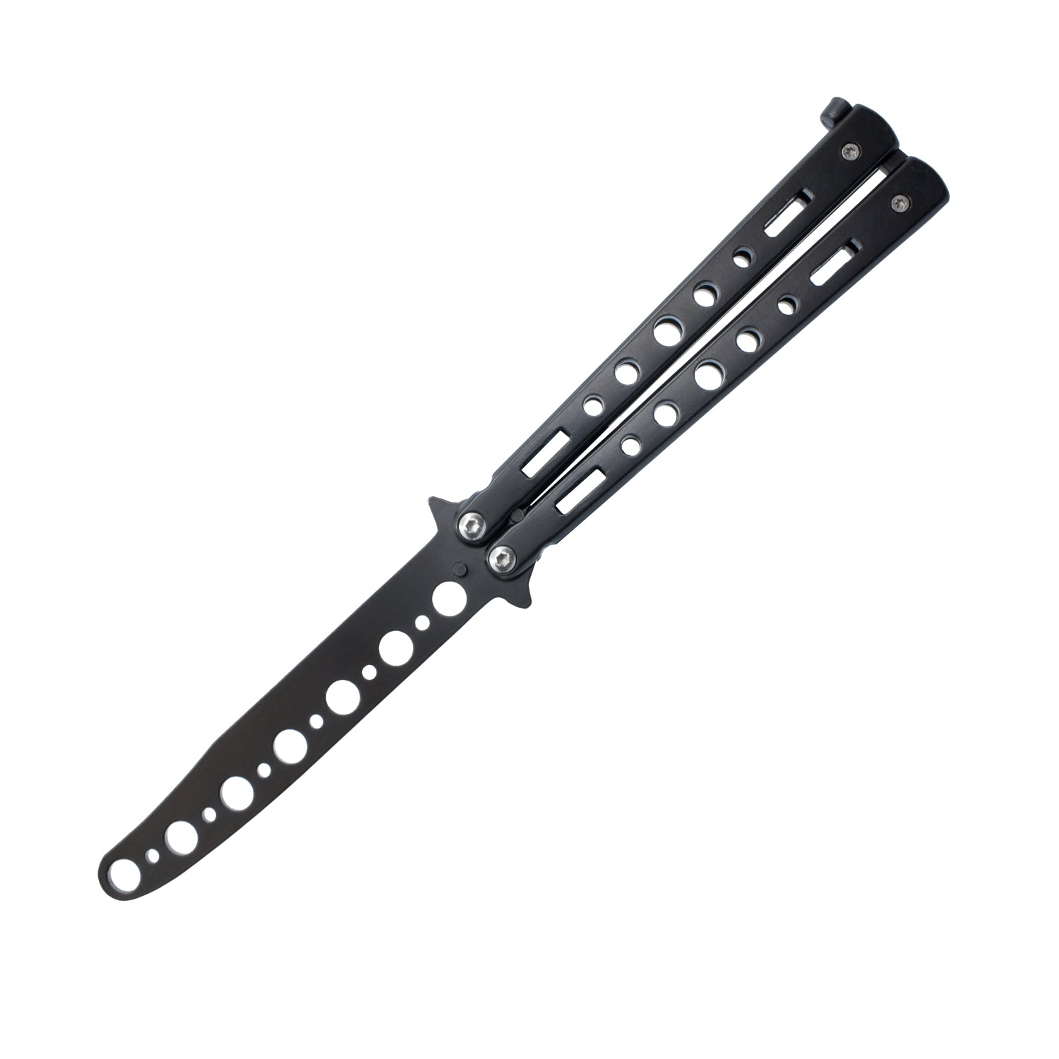 8.75" Butterfly Trainer Knife Black Knife - Tophatter Daily Deals