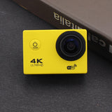 4K Sports DV Mini Camera Waterproof Camera Yellow 0 - Tophatter Daily Deals