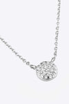 Zircon Decor Pendant 925 Sterling Silver Necklace Necklaces - Tophatter Daily Deals