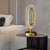 Acrylic Table Lamp With Led Crystal Light 0 - Tophatter Daily Deals