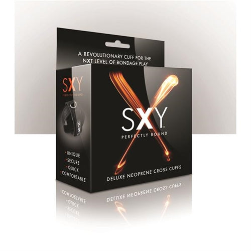 Sxy Cuffs Deluxe Neoprene Cross Wrist Restraints Pair > Bondage Gear > Restraints - Tophatter Daily Deals