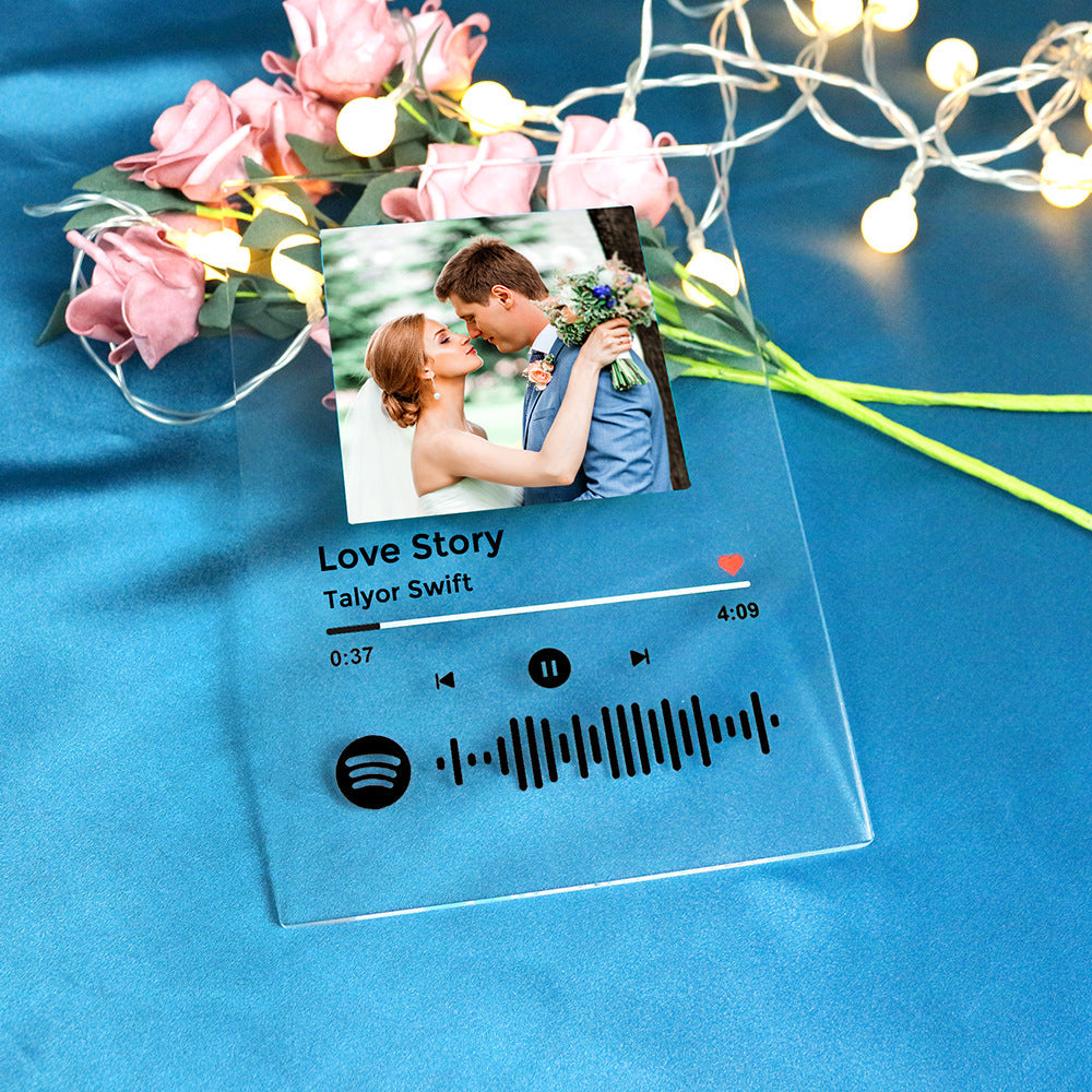 Acrylic Music Card Small Night Without base 7 - Tophatter Daily Deals