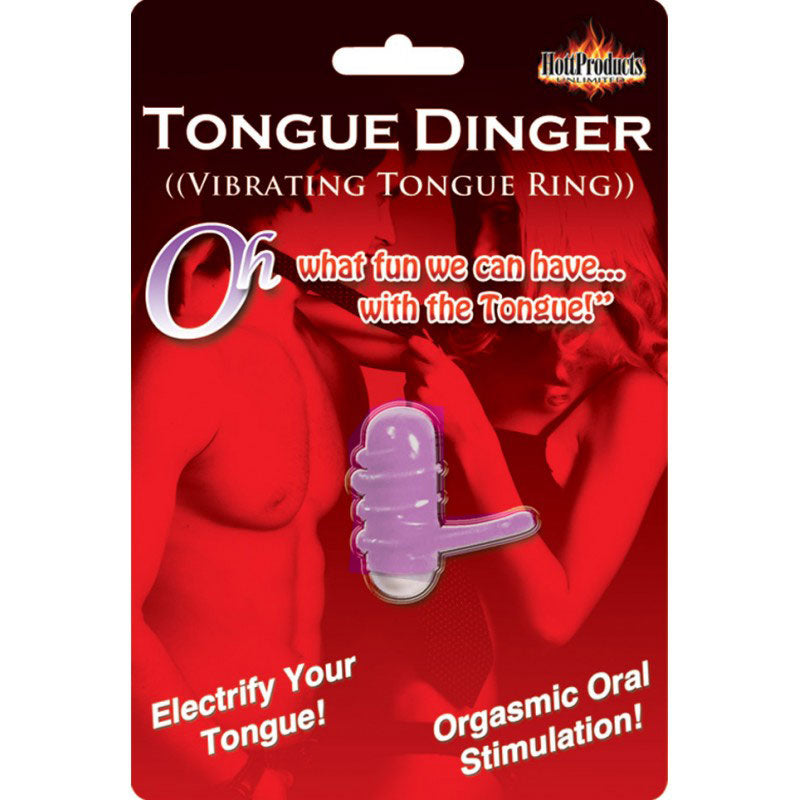 Purple Stretchy Tongue Ring – Vibrating > Vibrators > Unconventional - Tophatter Daily Deals