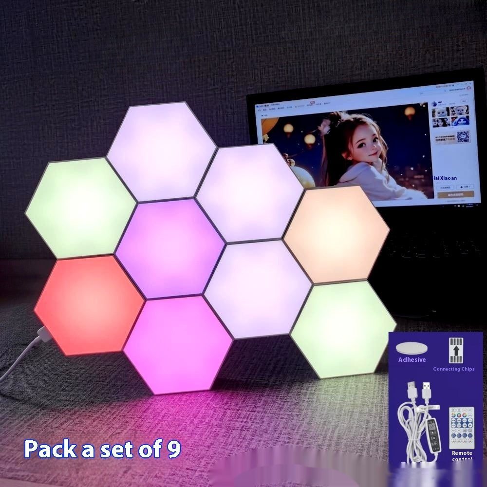 Background Wall Quantum Esports Atmosphere Light Strange Light Board 9lights 0 - Tophatter Daily Deals