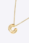 A to J Letter Pendant Nekclace Necklaces - Tophatter Daily Deals