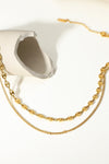 Dreaming of You Gold-Plated Double-Layered Necklace Necklaces - Tophatter Daily Deals