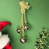 Gold Jingle Bells Door Hanger | Extra Large Christmas Bells Garland - 43cm Jingle Bells - Tophatter Daily Deals