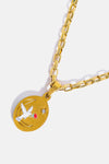 Stainless Steel 18K Gold-Plated Necklace Necklaces - Tophatter Daily Deals