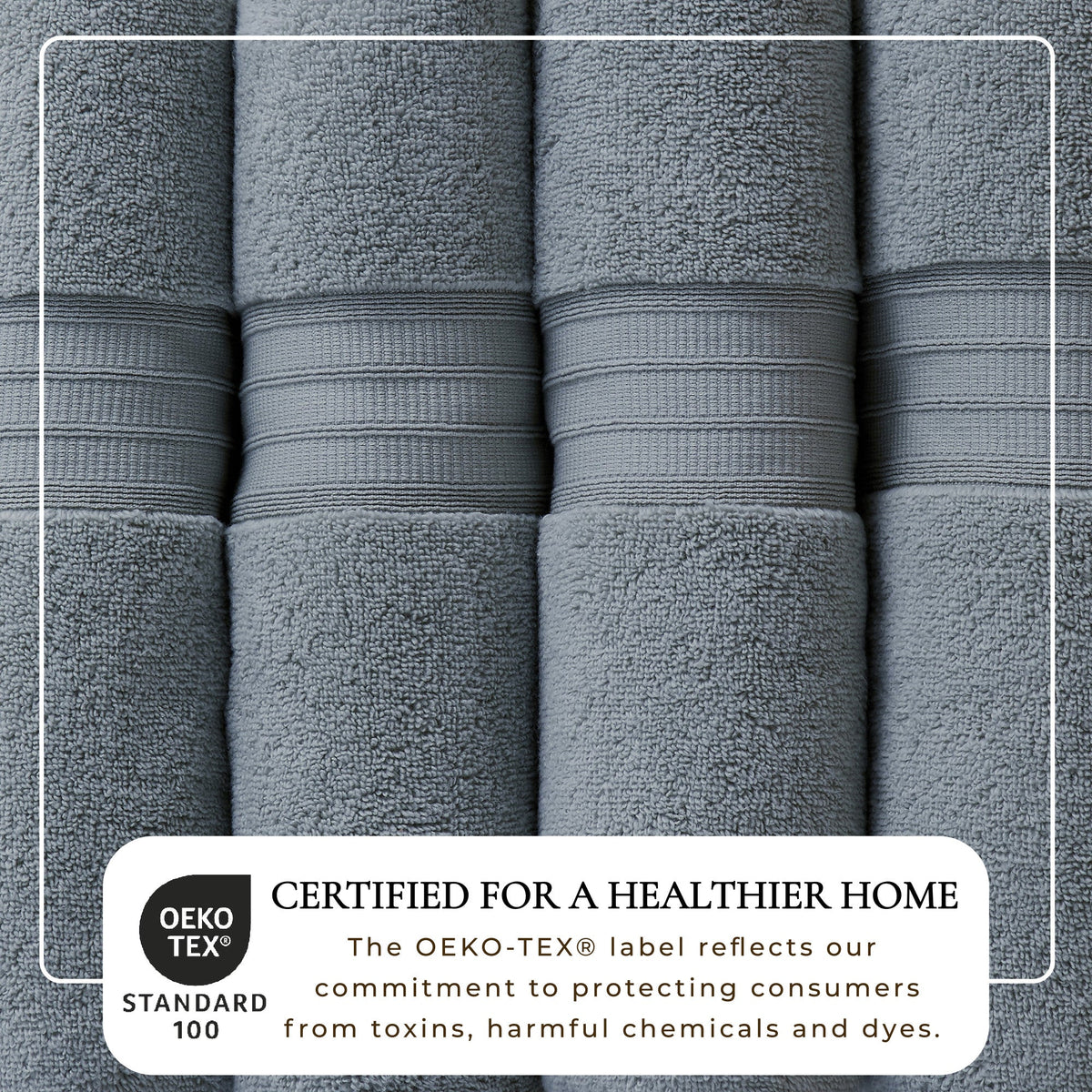 100% Cotton Premium Bath Towel Set - Chiara Collection Bath - Tophatter Daily Deals
