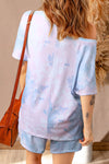 Twist Tie Dye Lounge Set Loungewear Sets - Tophatter Daily Deals