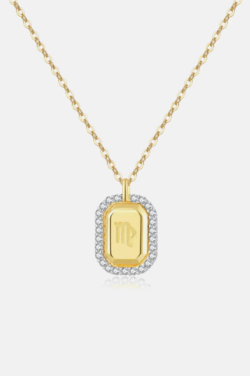 Zircon Decor Constellation Pendant Necklace Necklaces - Tophatter Daily Deals