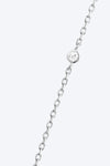 G To K Zircon 925 Sterling Silver Necklace Necklaces - Tophatter Daily Deals