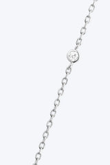 G To K Zircon 925 Sterling Silver Necklace Necklaces - Tophatter Daily Deals