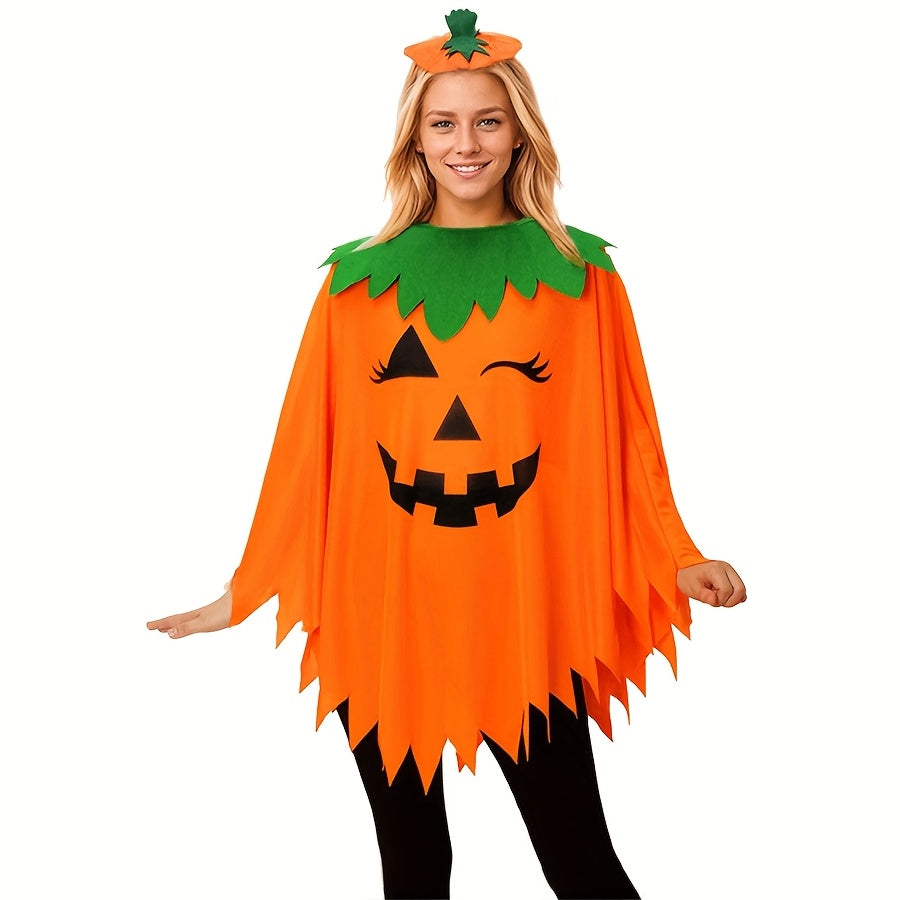 Pumpkin Costume Set Halloween Party Outfit Halloween - Tophatter Daily Deals