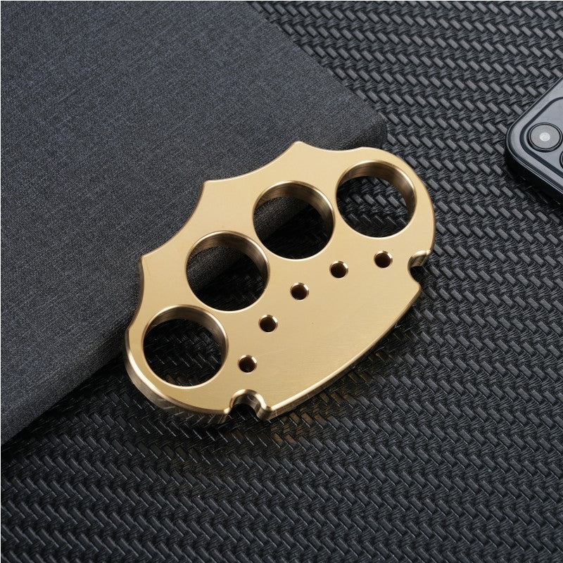 PDK 12 New Full Brass EDC KNUCK Brass Knuckles - Tophatter Daily Deals