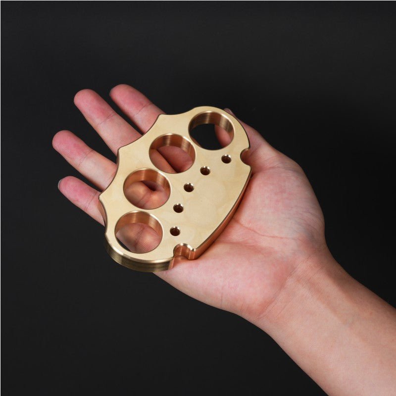 PDK 12 New Full Brass EDC KNUCK Brass Knuckles - Tophatter Daily Deals