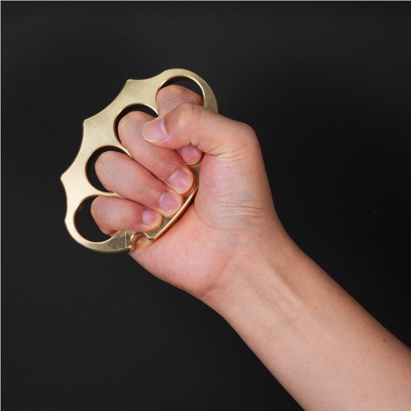 PDK 12 New Full Brass EDC KNUCK Brass Knuckles - Tophatter Daily Deals