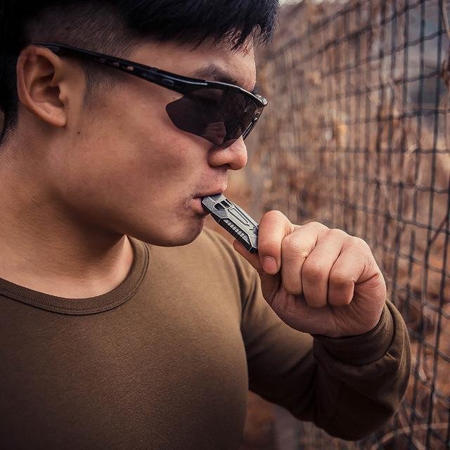 Tactical Everyday Carry EDC Emergency Whistle EDC Gadgets - Tophatter Daily Deals
