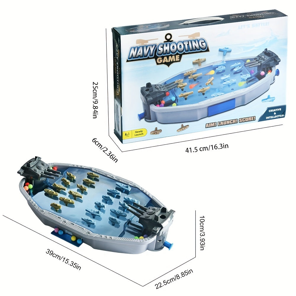 Navy Battleship Game 2-Player Shooting War Board Toys & Games > Baby Toys & Activities - Tophatter Daily Deals