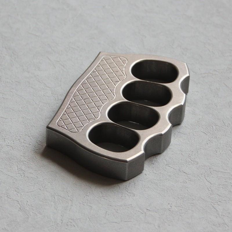 2023 New Stainless Steel Full Finger EDC Knuckle Brass Knuckles - Tophatter Daily Deals