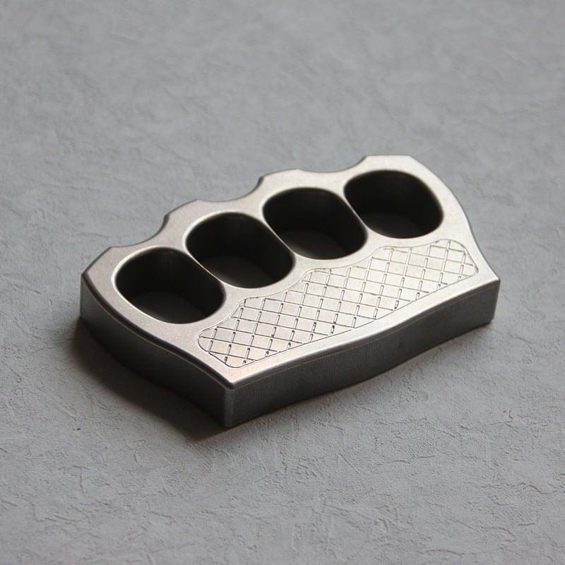 2023 New Stainless Steel Full Finger EDC Knuckle Brass Knuckles - Tophatter Daily Deals