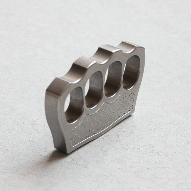 2023 New Stainless Steel Full Finger EDC Knuckle Brass Knuckles - Tophatter Daily Deals