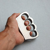 2023 New Stainless Steel Full Finger EDC Knuckle Brass Knuckles - Tophatter Daily Deals