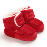 Baby Cotton Shoes, Soft Sole Baby Shoes, Casual Toddler Shoes Red 0 - Tophatter Daily Deals