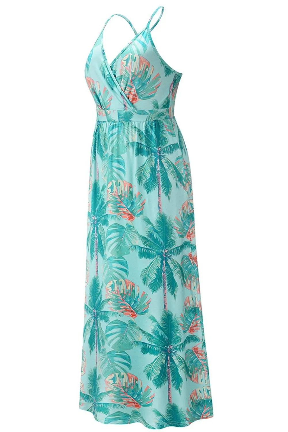 Crisscross Printed Surplice Cami Dress Casual Dresses - Tophatter Daily Deals