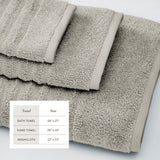Luxury Combed Cotton Bath Towel Set - Karina Collection Bath - Tophatter Daily Deals