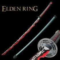 Elden Ring - Rivers Of Blood Display (Straight Blade) Katana Sword - Tophatter Daily Deals