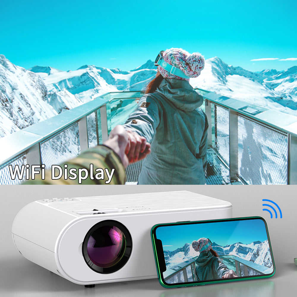 720p Portable Smart Projector P62 Supports Home Office HD Projector 0 - Tophatter Daily Deals