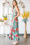 Floral Sleeveless Maxi Dress with Pockets Casual Dresses - Tophatter Daily Deals