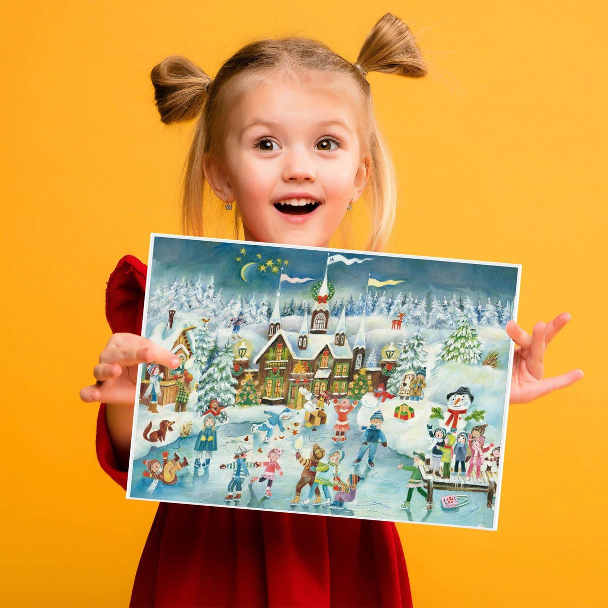 Ice Skating Joys at the Castle Advent Calendar | Christmas Advent Calendar Advent Calendar - Tophatter Daily Deals