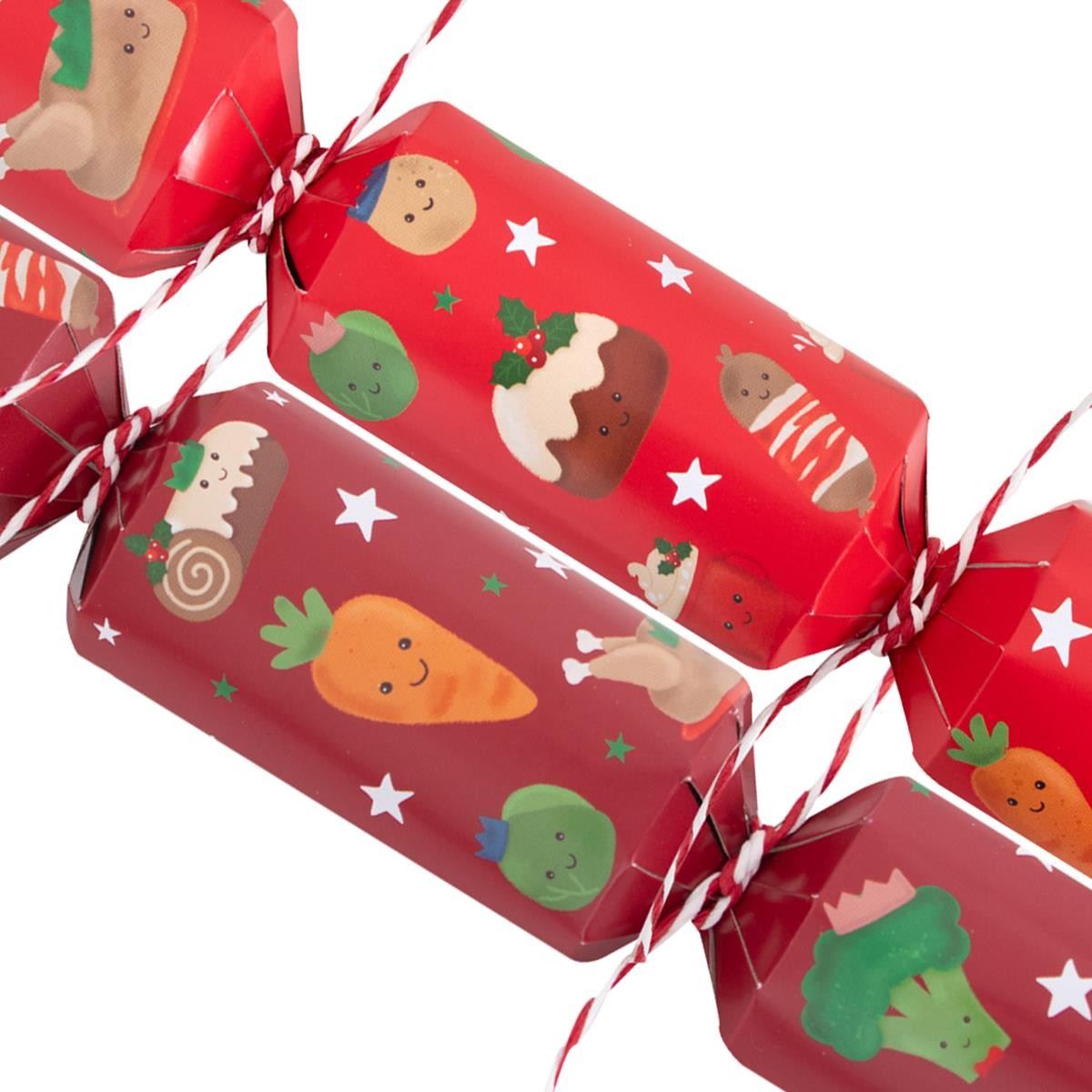 Festive Feast Frenzy Game | 6 Family Christmas Crackers Christmas Dinner Game Christmas Cracker - Tophatter Daily Deals