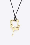 Zinc Alloy Pendant Cord Necklace Gold One Size Necklaces - Tophatter Daily Deals