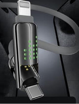 12m Lengthened Super Soft Liquid Four-in-one For Android Fast Charge Data Cable 0 - Tophatter Daily Deals