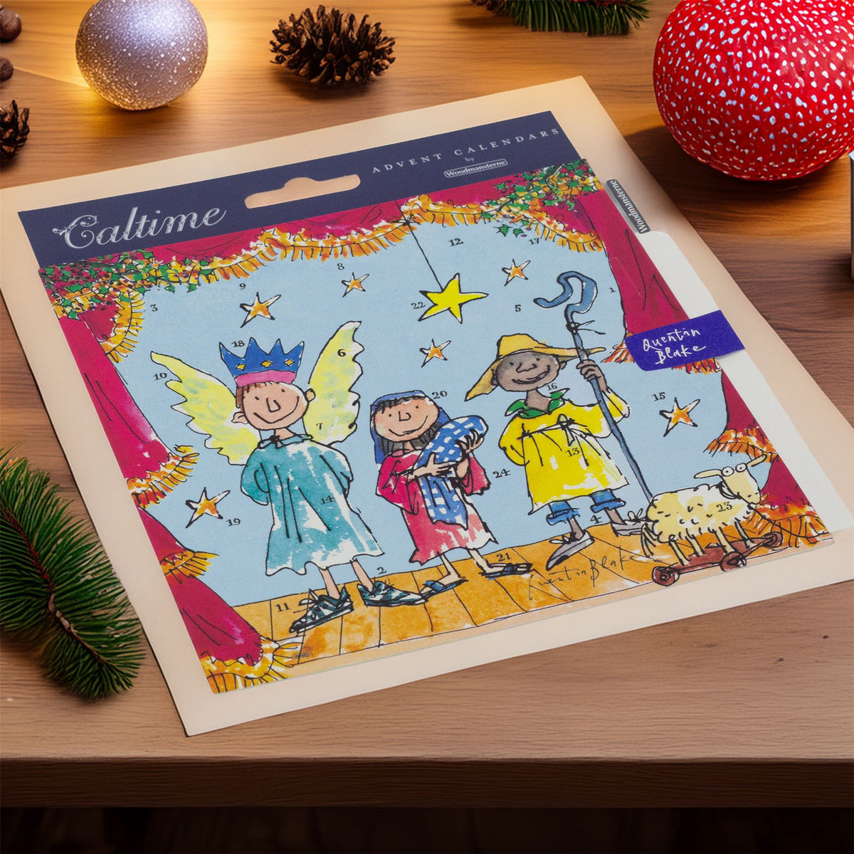 Quentin Blake The Story of Jesus Christmas Advent Calendar Greetings Card Advent Calendar - Tophatter Daily Deals