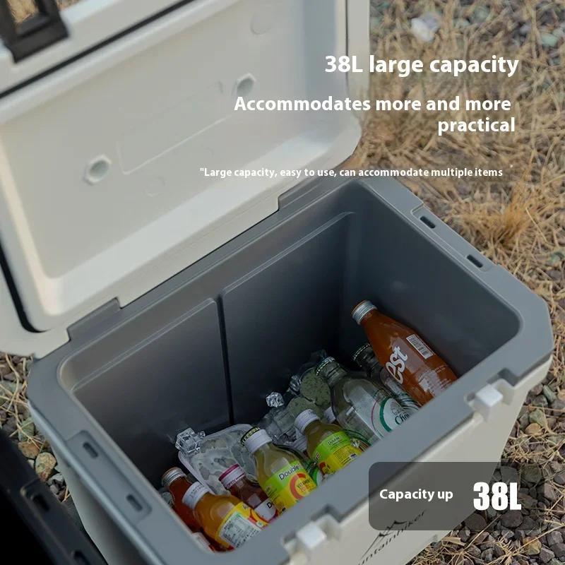 Portable Outdoor Cooler with Wheels Camping & Hiking - Tophatter Daily Deals