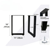 2-Pack Metal Table Legs - Tophatter Daily Deals