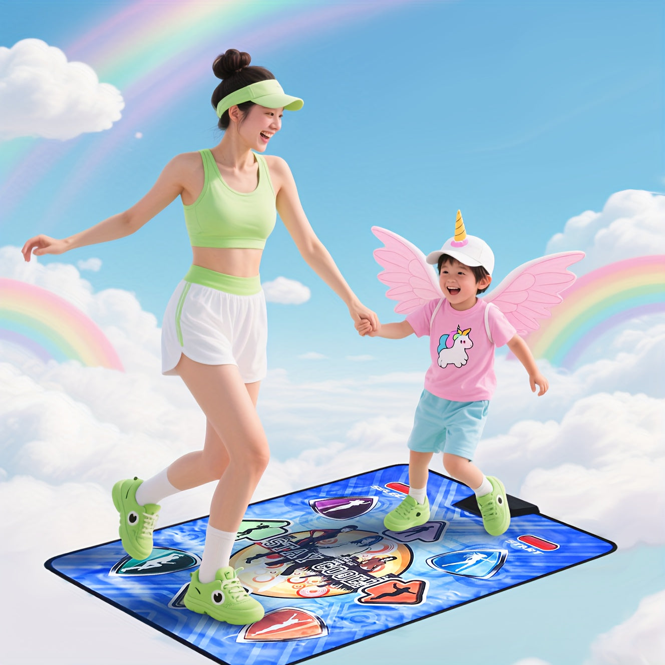 Interactive Dance Mat USB Game Pad 200 Songs Toys - Tophatter Daily Deals