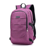 Business Computer Bag With Built-in USB Charging Port Blue snow 0 - Tophatter Daily Deals