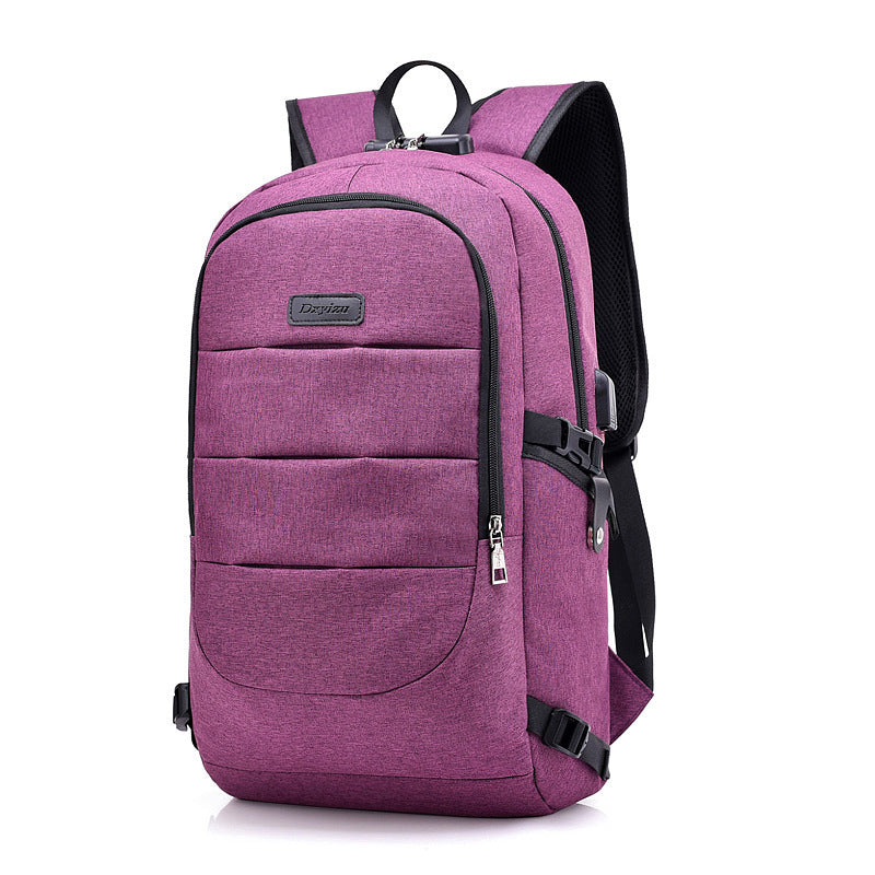 Business Computer Bag With Built-in USB Charging Port Blue snow 0 - Tophatter Daily Deals