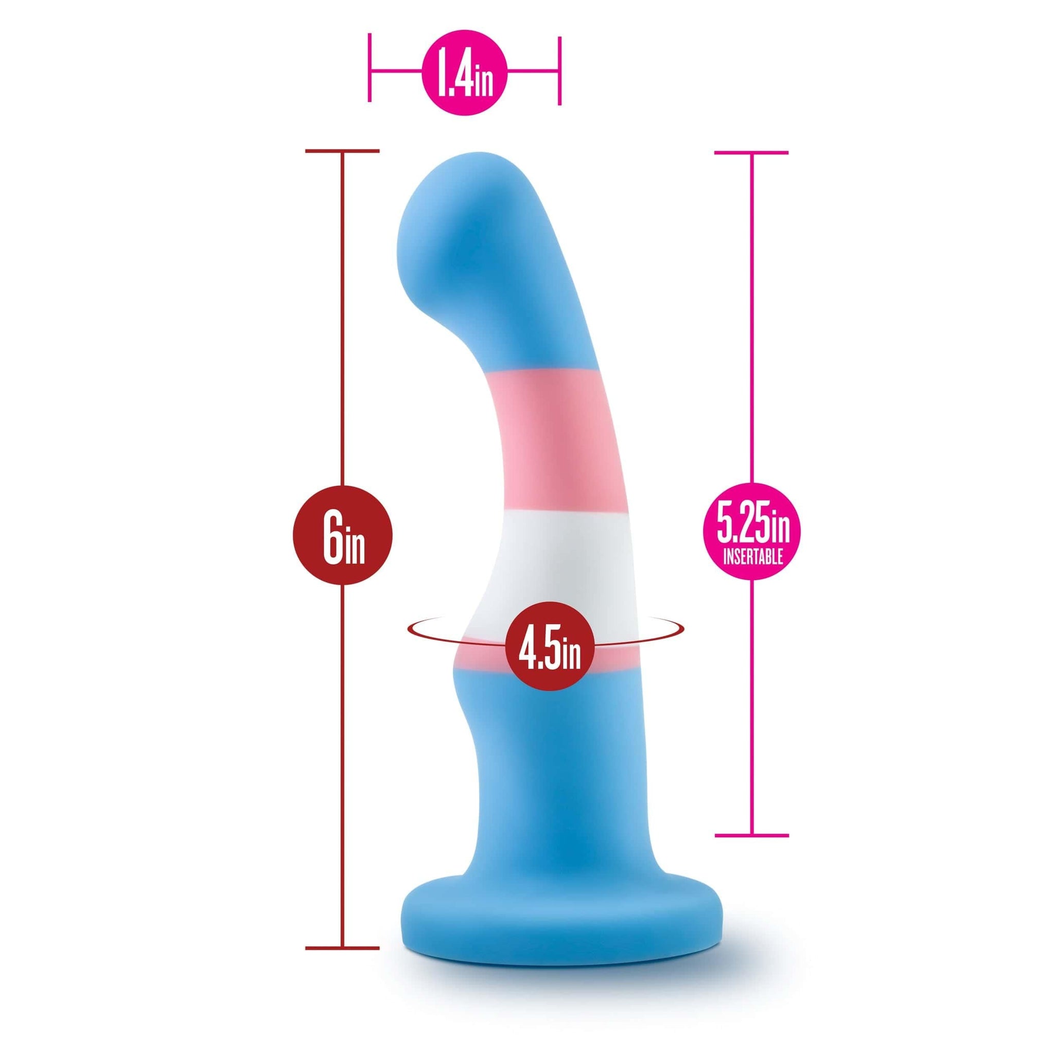 Avant Pride P2 True Blue – Silicone Dildo > Dildos > Neutral Dildos - Tophatter Daily Deals