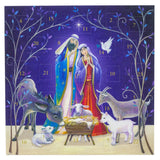 Nativity Animals Advent Calendar Greetings Card | Christmas Advent Calendar Advent Calendar - Tophatter Daily Deals