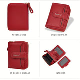 Compact Zip Bifold Wallet with Snap Card Flap and ID Windows Handbags & Wallets - Tophatter Daily Deals
