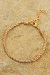 Gold Multi Layered Adjustable Chain Bracelet Set Bracelets - Tophatter Daily Deals